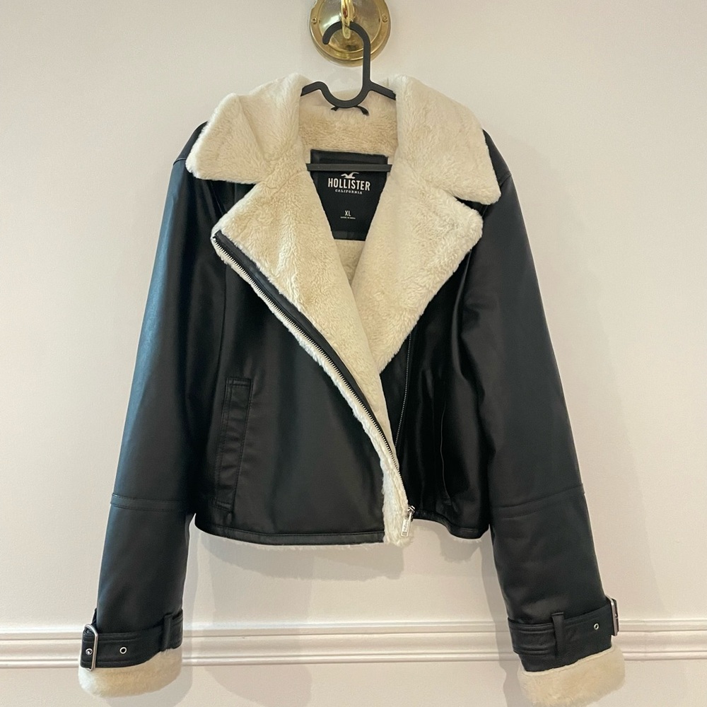 Hollister Leather Jacket